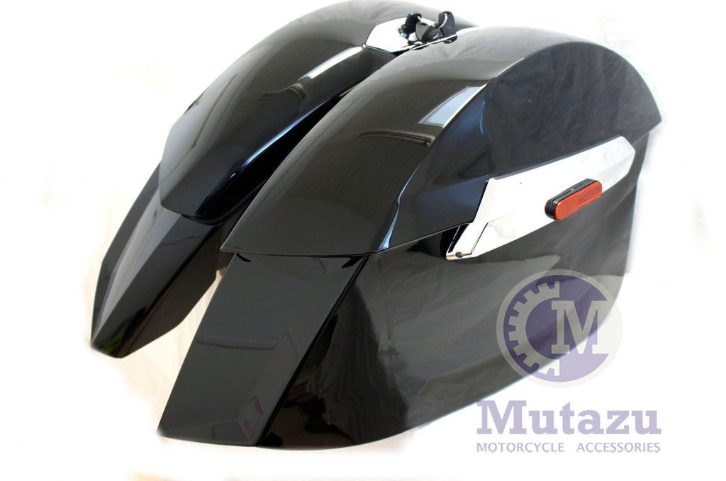 Victory cross country stretched saddlebags sale