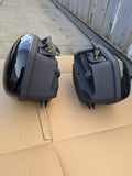 For Yamaha FJR1300 FJR 1300 Saddlebags Left+Right Side Cases Trunk Pannier Black