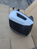 Left White Improved 38L Saddlebag for Kawasaki Versys 650 1000LT Ninja H2