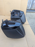 Black Improved 38L saddlebags Paniers for Kawasaki Versys 650 1000LT Ninja H2