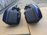 For Yamaha FJR1300 FJR 1300 Saddlebags Left+Right Side Cases Trunk Pannier Blue