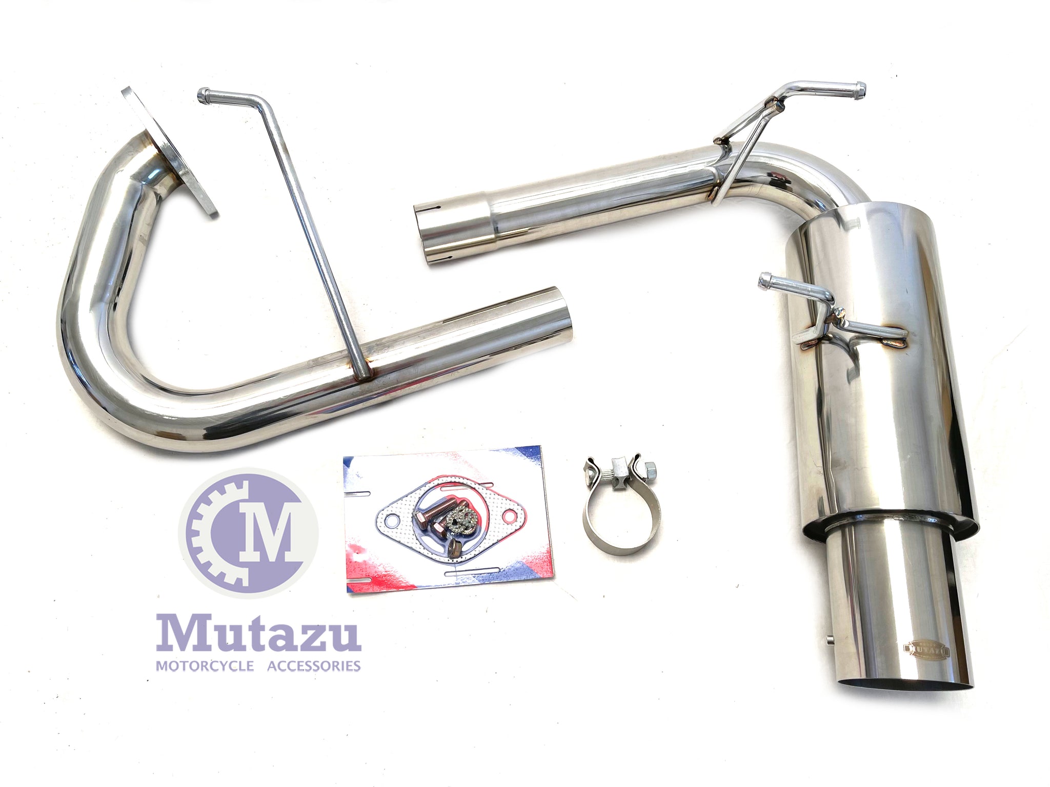 Mutazu Aggressive Axle-Back Exhaust Muffler for 1999-2005 Mazda 
