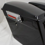 Fat Ass Wide Width 4" Extended Hard Saddlebags for H-D Touring