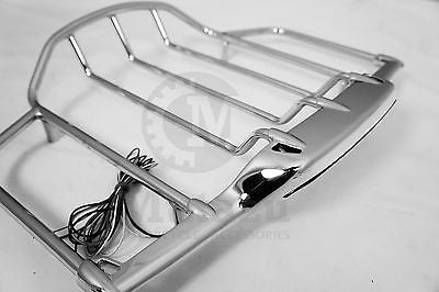 Mutazu Chrome Air Wing Luggage Rack with built in LEDS