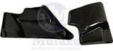 Mutazu Black Side Covers for Harley Touring Road King Street Electra Glide 09-16