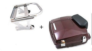 Mutazu Razor Pak with Premium Hardware in Deep Bordeaux w/ 97-08 Detachable Rack