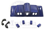 New Cobalt Blue Inner Fairing Cap kit w/ switch cap fit Harley FLHR FL Touring