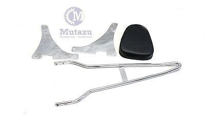 Chrome Chopper Style Sissy Bar Backrest for 04 - UP Harley Sportster, 883 1200