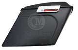 Complete Matte Black 4" Extended Hard Saddlebags For Harley Touring Models