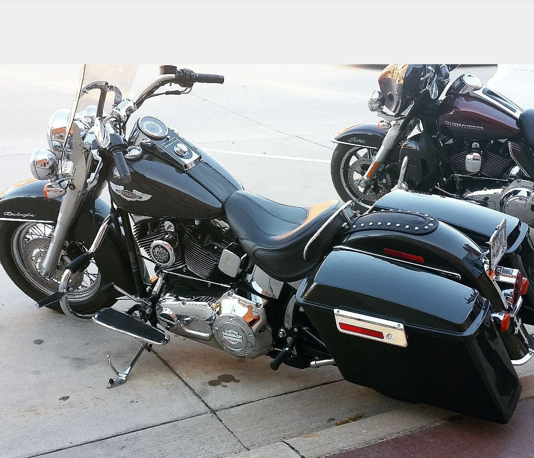 Viking Bags Presents Saddle Bag Review for Harley Davidson FXD Super Glide   YouTube