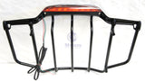 Mutazu Black Air Wing Luggage Rack with built in LEDS