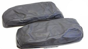 Mutazu 2 pc Saddlebag Lid Bra Covers fit 2014 15 16 17 18 Harley Touring Models